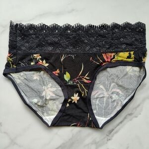 NWOT SOMA EMBRACEABLE SUPER SOFT ENCHANTING LACE HIPSTER PANTY IN BOTANICA FLORA